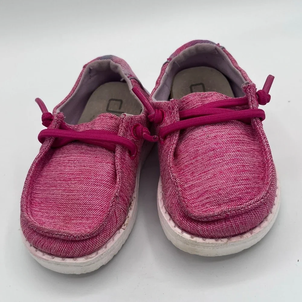 Hey Dude‎ Wendy Toddler Sparkle Pink Shoes Size K5